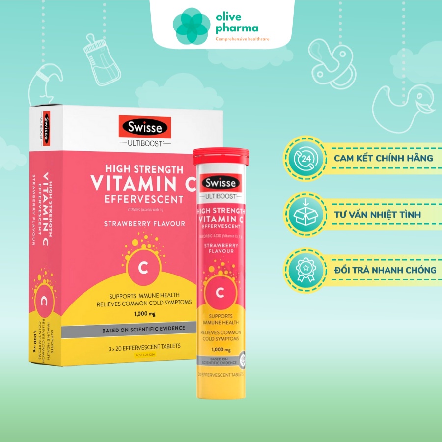 Swisse Vitamin C dạng sủi