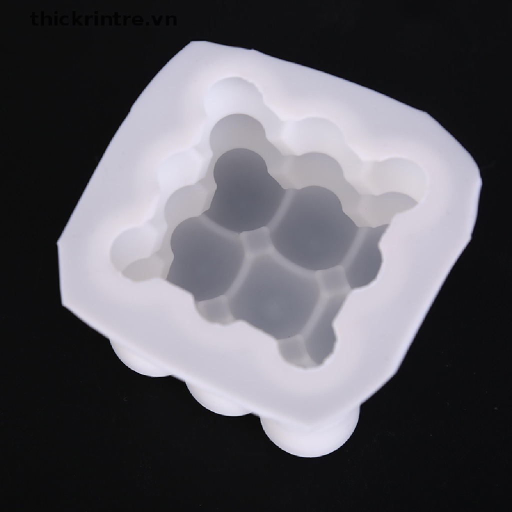 Khuôn Làm Nến Thơm 3D Bằng Silicone DIY