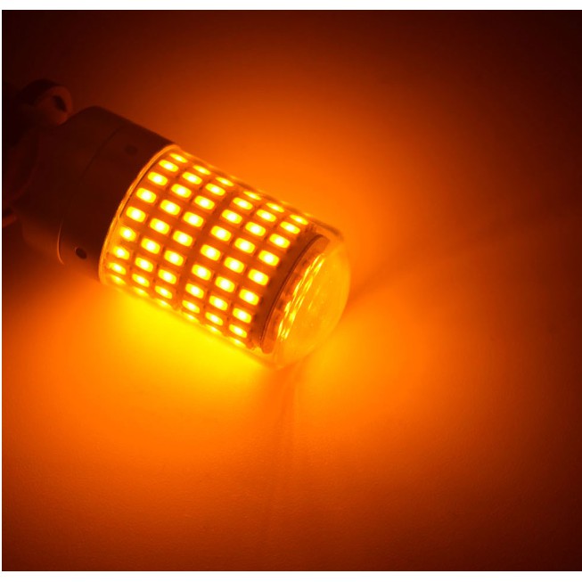 Bộ 2 đèn xi nhan Kevanly S25 Bau15s 1156 Ba15s P21w Py21w T20 7440 W21w chuyên dụng cho xe hơi 3014 144smd