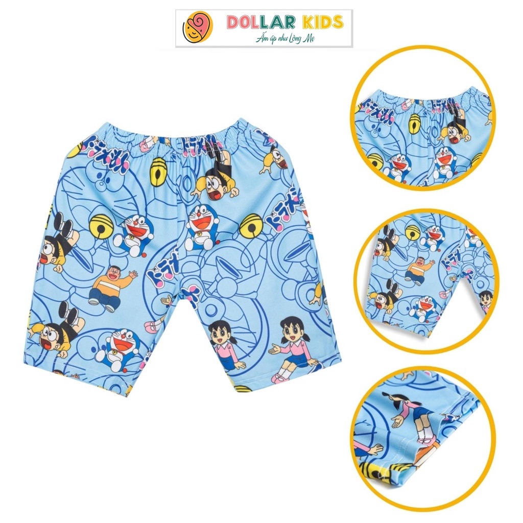 Quần Lửng Legging Dollar Kids Cho Bé Gái Thun Lạnh Trẻ Em Mặc Nhà Từ 10kg Đến 45kg