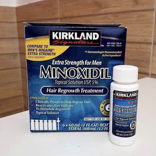 Thuốc mọc râu tóc Minoxidil 5%