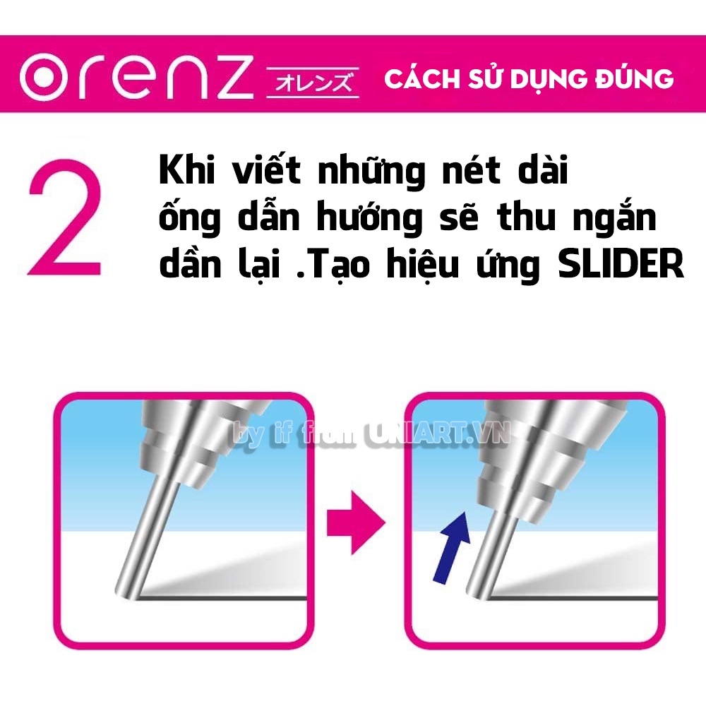 Bút chì bấm Pentel Orenz 0.2 Orange