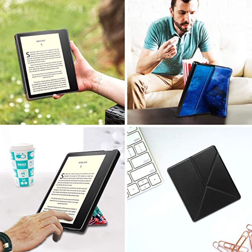 Bao da máy đọc sách Kindle Oasis 2 và Oasis 3 Bền Đẹp Sang Trọng - Chính hãng Fintie Mỹ - Phụ Kiện Đẹp Xaha