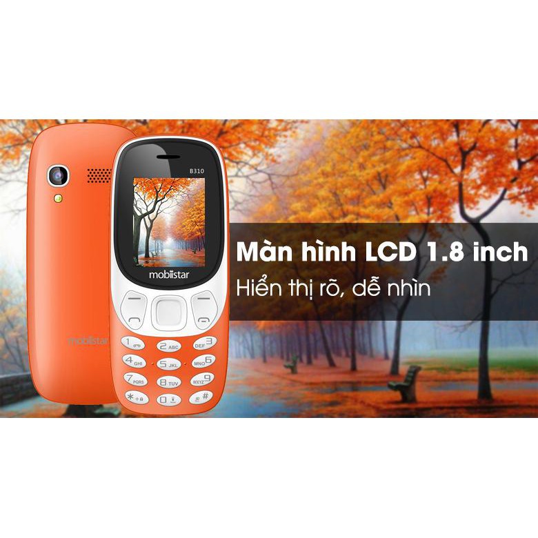 Điện Thoại MobiiStar B310 Chính Hãng (Giao màu ngẫn nhiên )