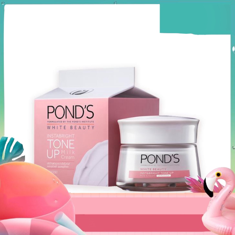 Kem sữa dưỡng da Pond's Intabright Tone Up Milk Cream chiết xuất Protein từ sữa nâng tông sáng mịn 50g