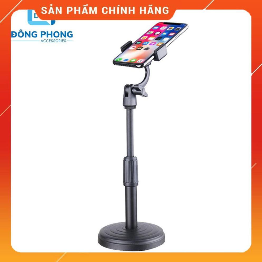 Chân Đế Để Bàn Kẹp Điện Thoại Khi Xem Phim, Livestream Xoay 360 Độ Thông Minh