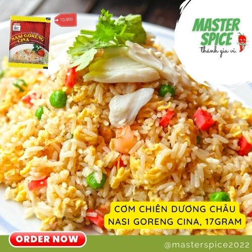 Gói gia vị cơm chiên dương châu khối lượng 17g
