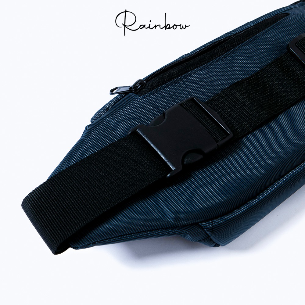 Túi đeo hông, túi bao tử cao cấp Rainbow, chất vải chống nước, nhỏ gọn , tiện lợi - Màu Xanh Navy | BigBuy360 - bigbuy360.vn