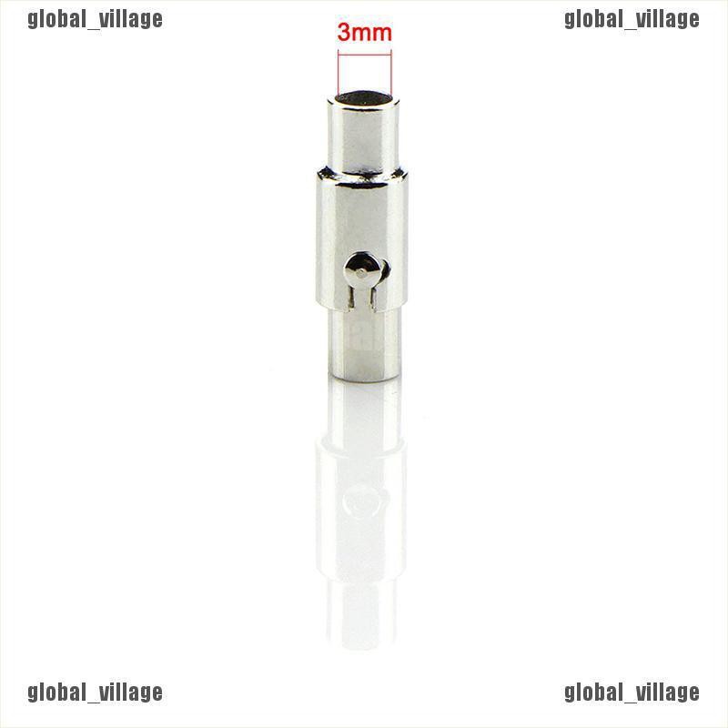 Bộ 5 Khóa Nam Châm Kèm Dây Da Dùng Làm Vòng Tay Handmade DIY