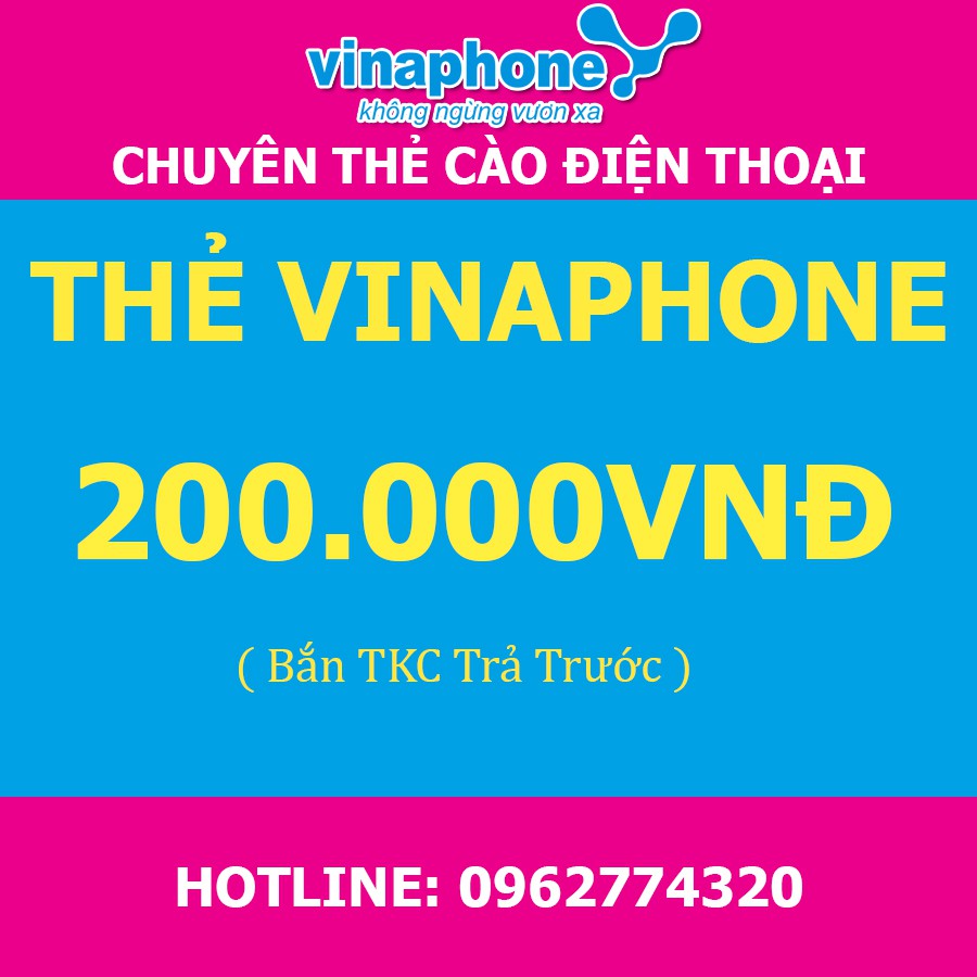 Thẻ Vinaphone 200k