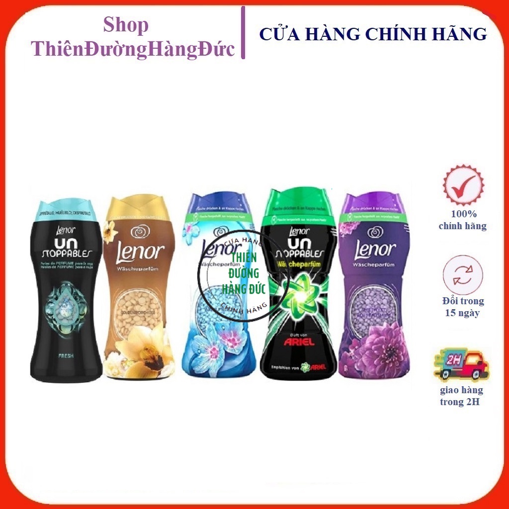 VIÊN XẢ VẢI KHÔ LENOR HƯƠNG NƯỚC HOA 210G Đức