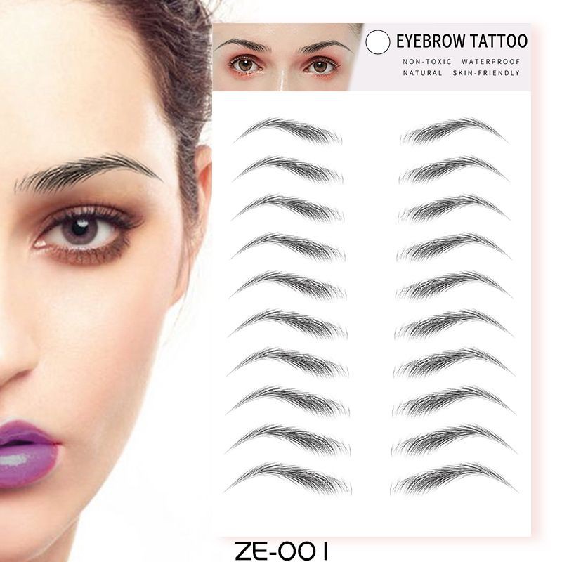 (hàng Mới Về) Miếng Dán Lông Mày Chống Thấm Nước Tatoo | BigBuy360 - bigbuy360.vn