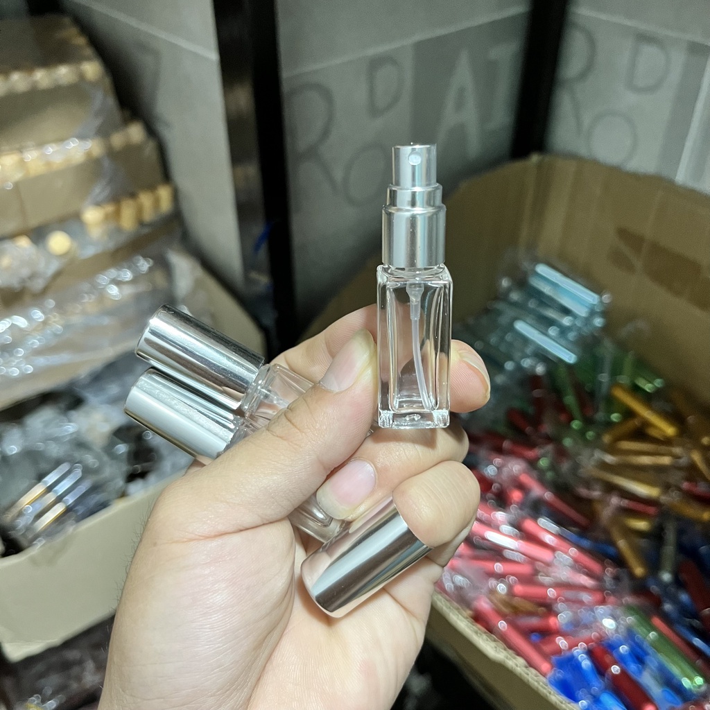 Lọ,Chai Đựng Nước Hoa Thủy Tinh Dạng Phun Sương Dung Tích 5ml