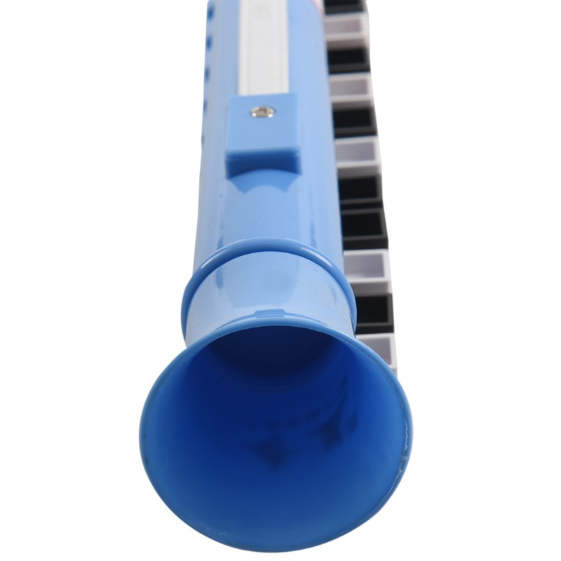 Blue 13 Keys Note Melodica Mouth Organ Portable Wind Piano