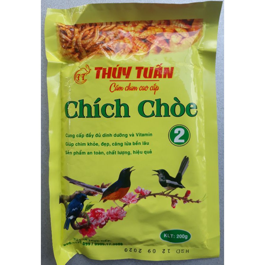 Cám chim chích chòe Thúy Tuấn số 2 cao cấp chất lượng hiệu quả 200gram