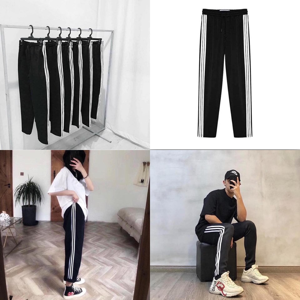 Quần 3 line unisex - sọc viền