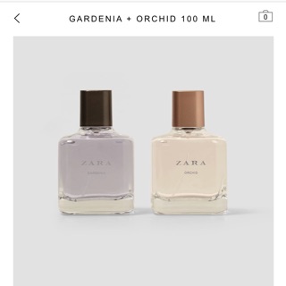 Set 2 chai zara Gardenia và Orchird