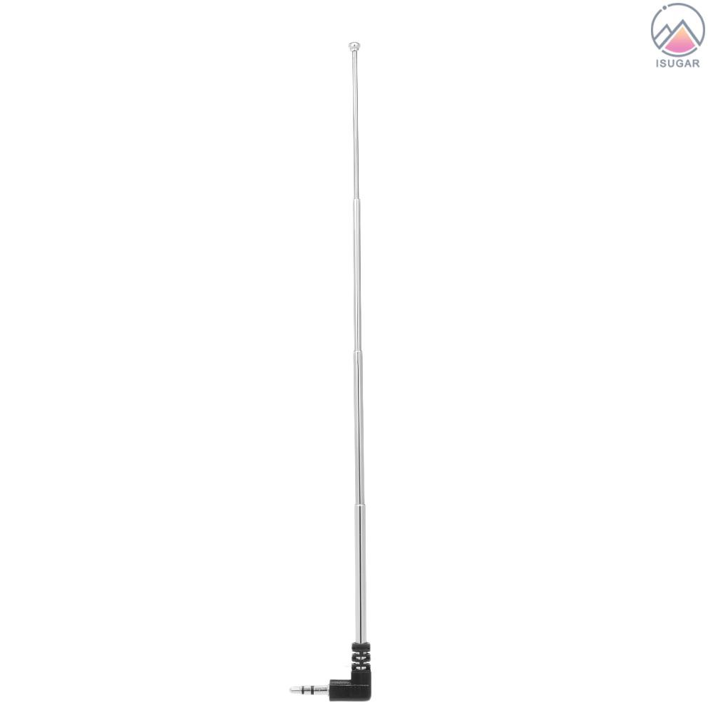Ăng-ten đài FM cổng 3,5 mm có thể thu vào 4 đoạn hình chữ L 240mm | BigBuy360 - bigbuy360.vn