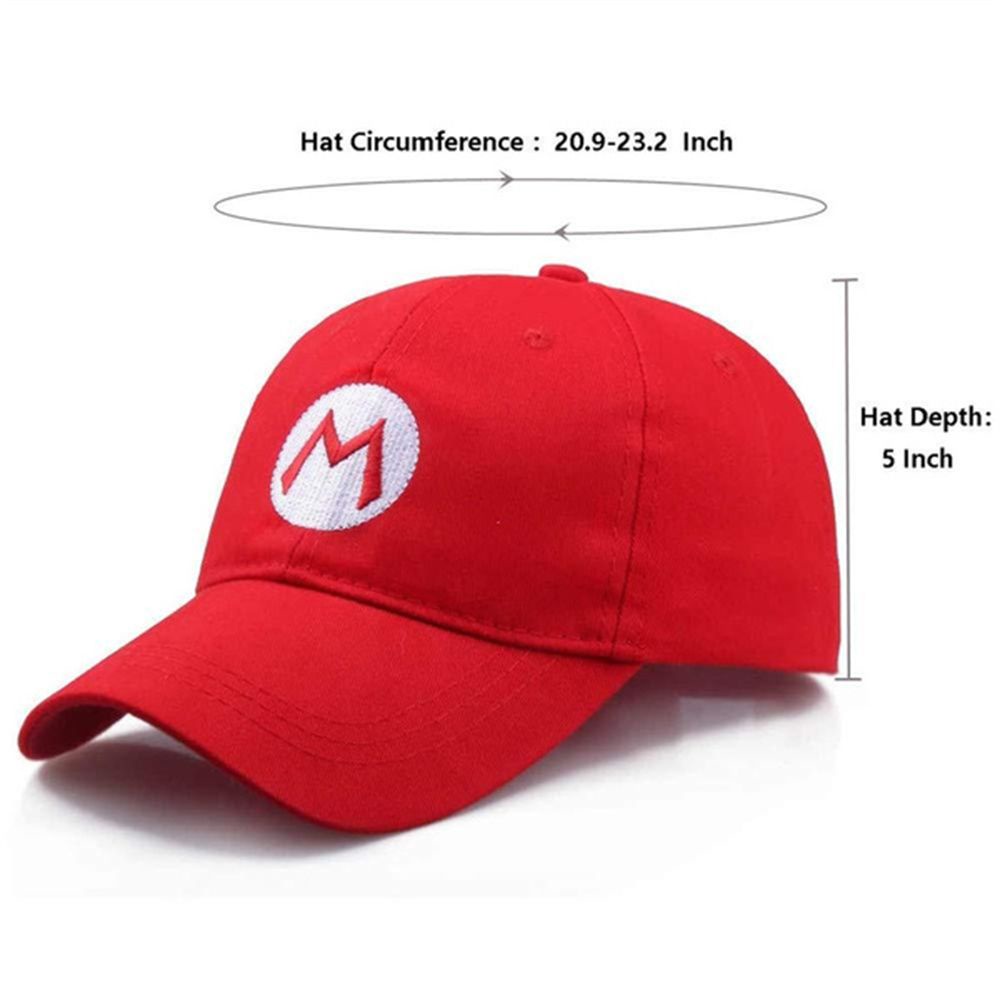 Cute Super Mario Caps Outdoor Baseball Caps Anime Baseball Cap Christmas Gifts Fashion Odyssey Luigi Bros Sportswear Unisex