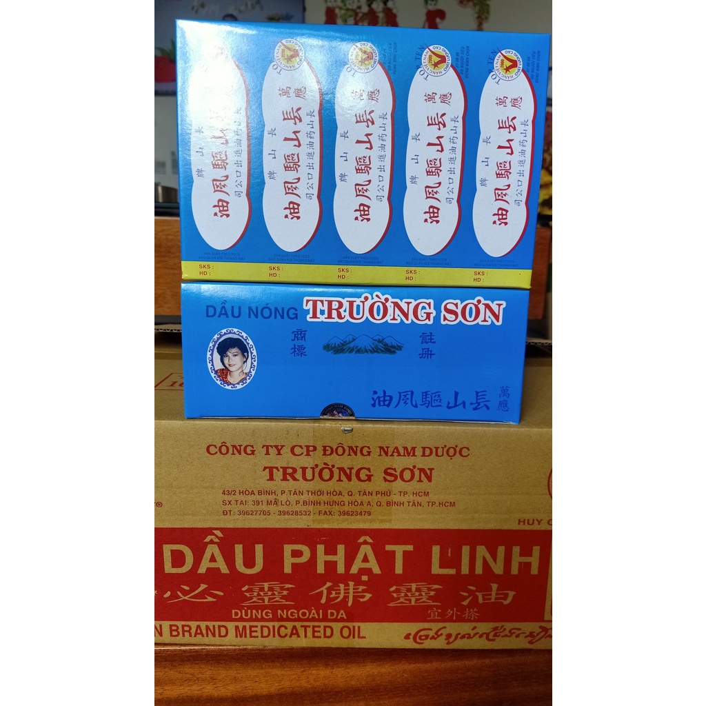 1 hộp 5 chai DẦU NÓNG TRƯỜNG SƠN 10ml
