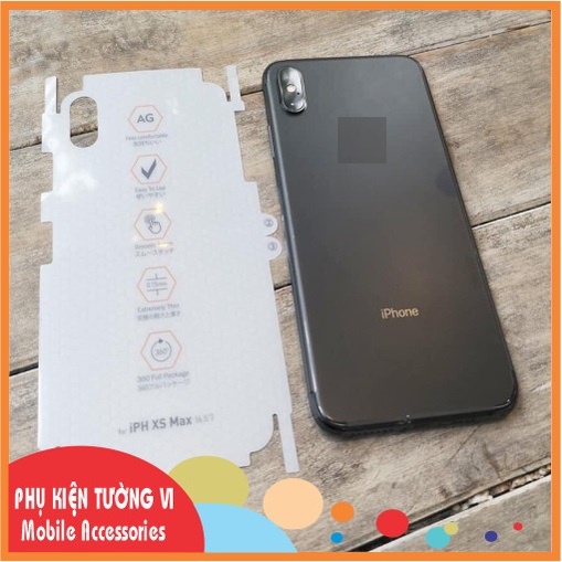 Miếng dán PPF nhám mặt lưng siêu bền, phủ nano cực mịn cho iPhone