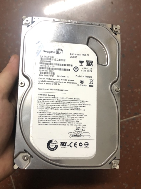 Ổ cứng Seagate 250G