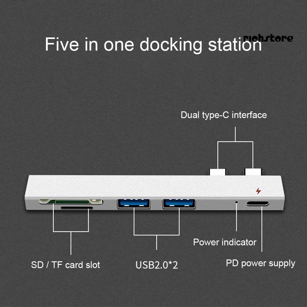 Bộ Chia Cổng Usb-c Sang Usb 2.0 Pd