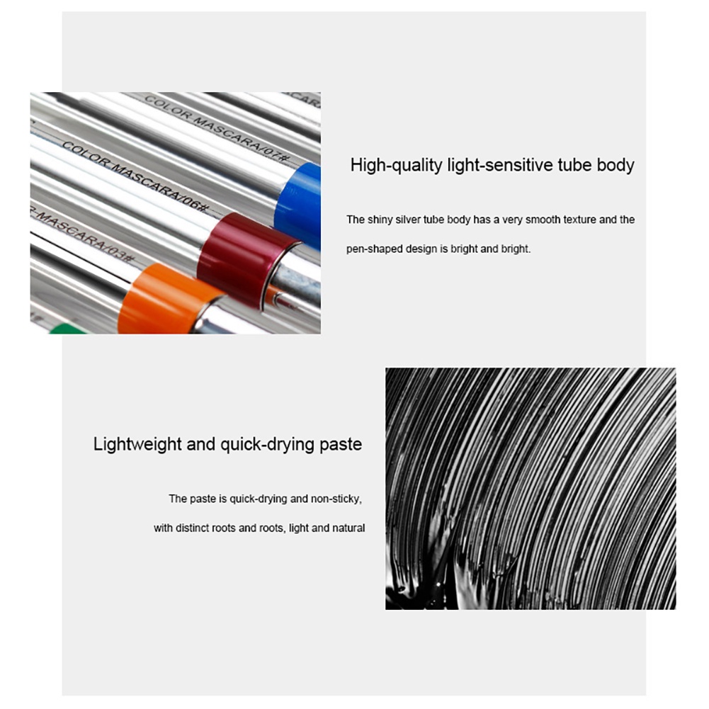 Mascara Nhanh Khô Chống Thấm Nước Và Mồ Hôi Không Nhòe Nhanh Khô Màu Sắc Thời Trang | BigBuy360 - bigbuy360.vn