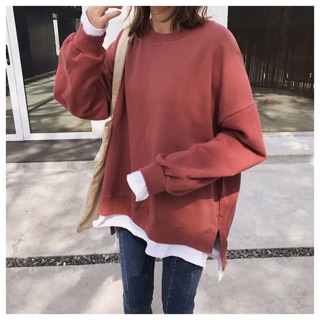 Áo sweater, áo nỉ phối mầu kiểu dáng Hàn Quốc