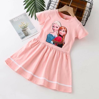 ĐẦM ELSA ĐÍNH CƯỜM CHO BÉ GÁI