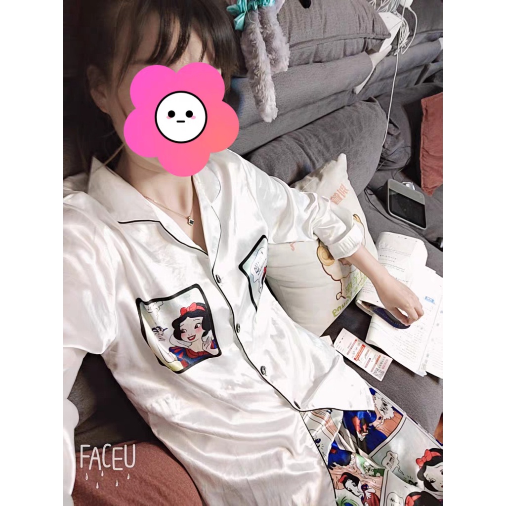 [Mã FL giảm 20k] (Ảnh thật) Đồ ngủ pyjama dài tay Hàn Quốc ullzang DN023 | BigBuy360 - bigbuy360.vn