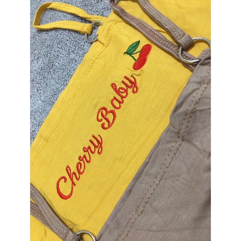 Áo 2 dây thêu cherry - áo croptop
