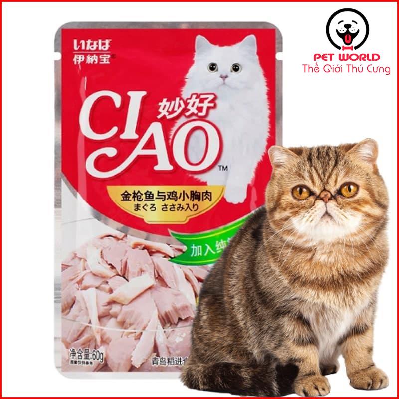 Pate Ciao dành cho Mèo đủ vị 60g