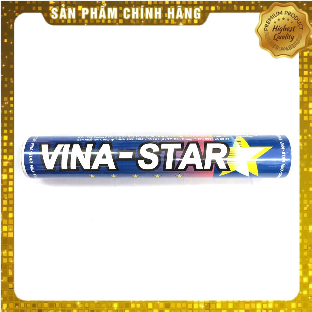 ỐNG CẦU LÔNG VINA-STAR  ( hộp 12 quả)