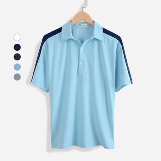 Áo Polo Nam Trơn Phối Vai ROUGH Outfit Vải Cotton Cá Sấu 5 Màu Trẻ Trung, Phong Cách  ྇ '