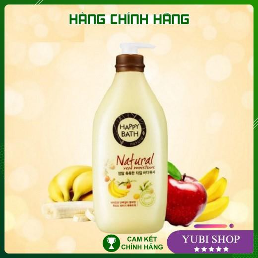 Sữa Tắm Happy Bath Hàn Quốc - Sữa Tắm Happy Bath Natural Real Mild 900ml - Auth