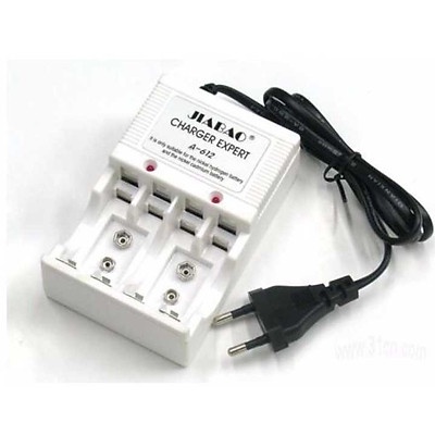 Bộ sạc pin đa năng A-612, sạc pin AA, AAA,pin vuông 9V hàng tốt chất lượng cao