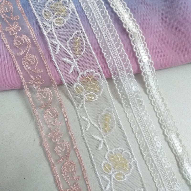 Ren trang trí, size 1.3cm đến 3.5cm (dây 5m)