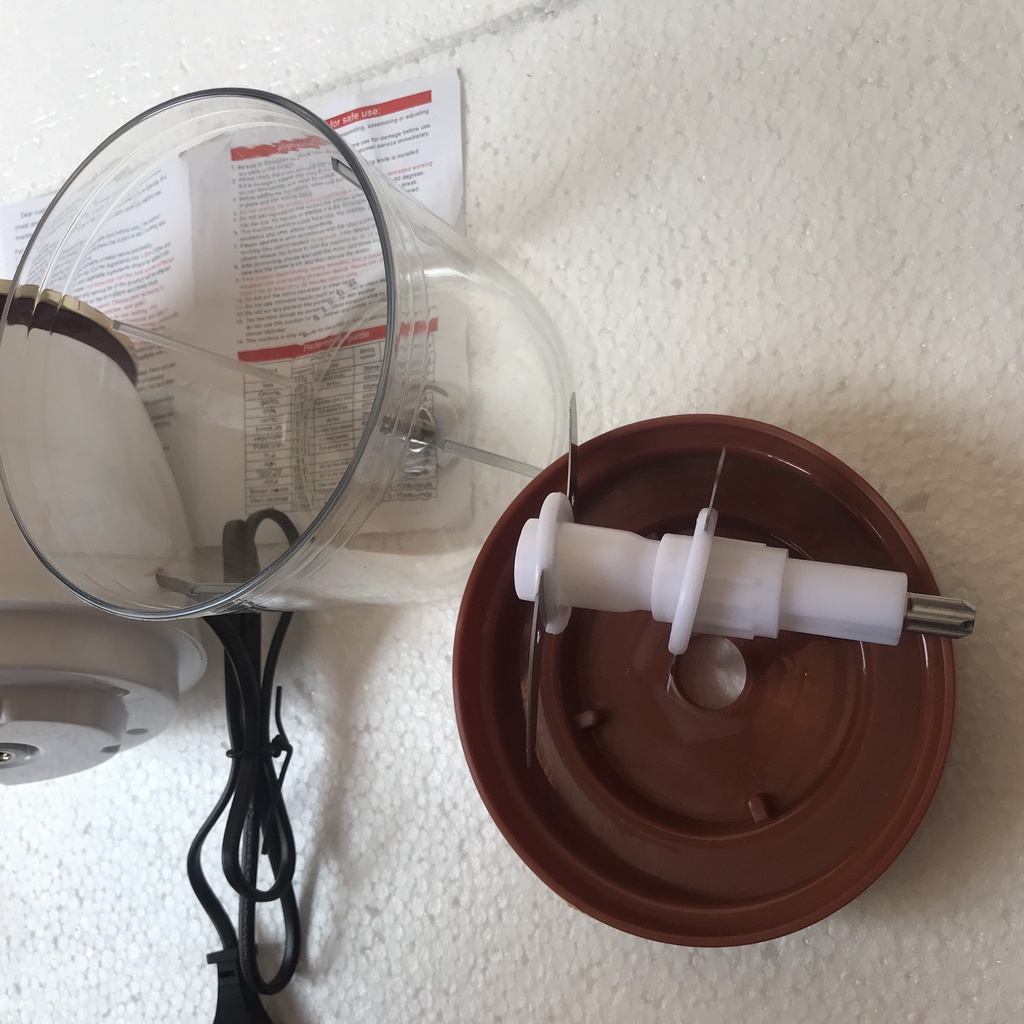 Máy Xay Sinh Tố Cầm Tay Mini Chính Hãng Osaka Nhật Bản, Máy Xay Thịt, Cua, Cá, Tỏi Ớt Đa Năng Bằng Điện Cho Bé Ăn Dặm