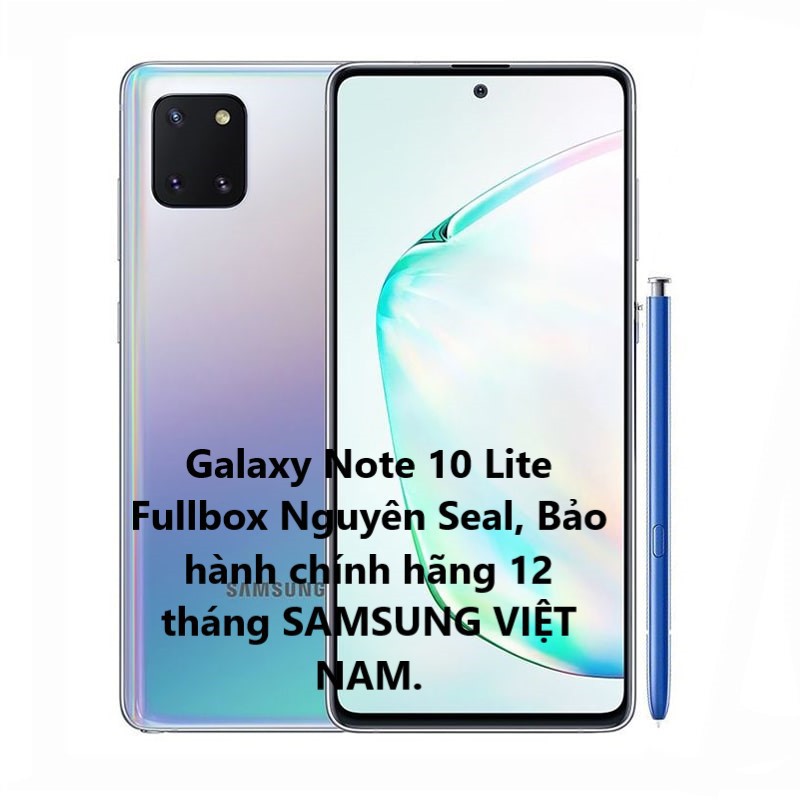 Điện thoại Samsung Galaxy Note 10 Lite - Kích hoạt bảo hành điện tử 12 tháng chính hãng SSVN