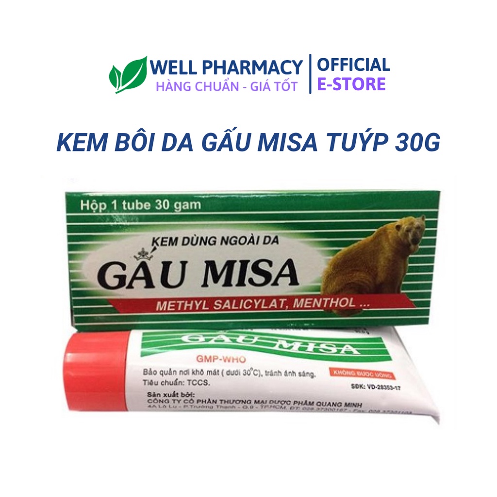 KEM BÔI DA GẤU MISA