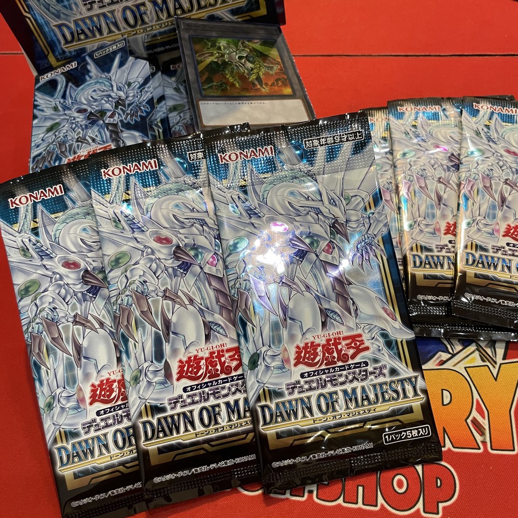 [Gói Bài Yugioh Chính Hãng] Booster Pack Yugioh - Dawn Of Majesty - DAMA 2021 Tiếng Nhật!!