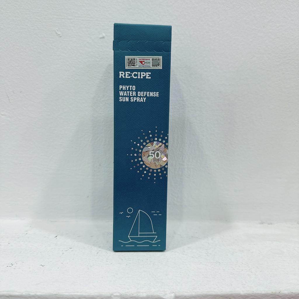 Xịt Chống Nắng Re:Cipe Phyto Water Defense Sun Spray SPF50+ PA++++ Chai 180ml