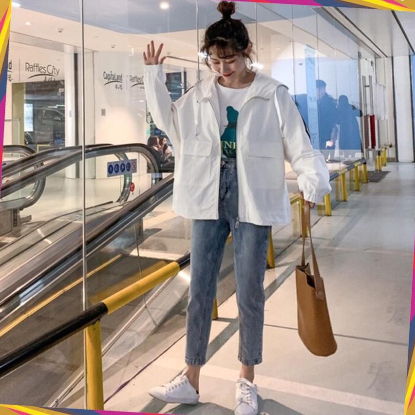 Áo khoác gió nữ 2 lớp dù M483 | BigBuy360 - bigbuy360.vn