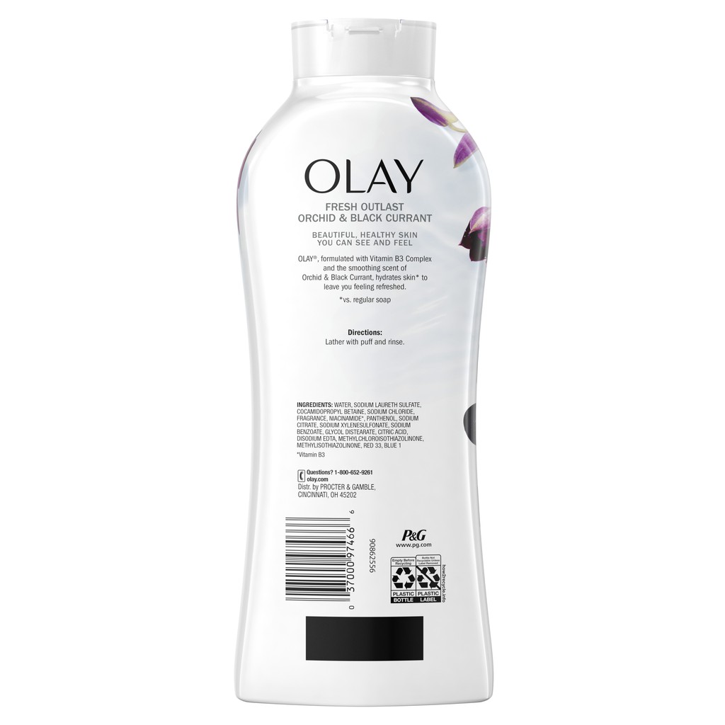 Sữa Tắm Olay Soothing Orchid &amp; blackcurrant 650ml