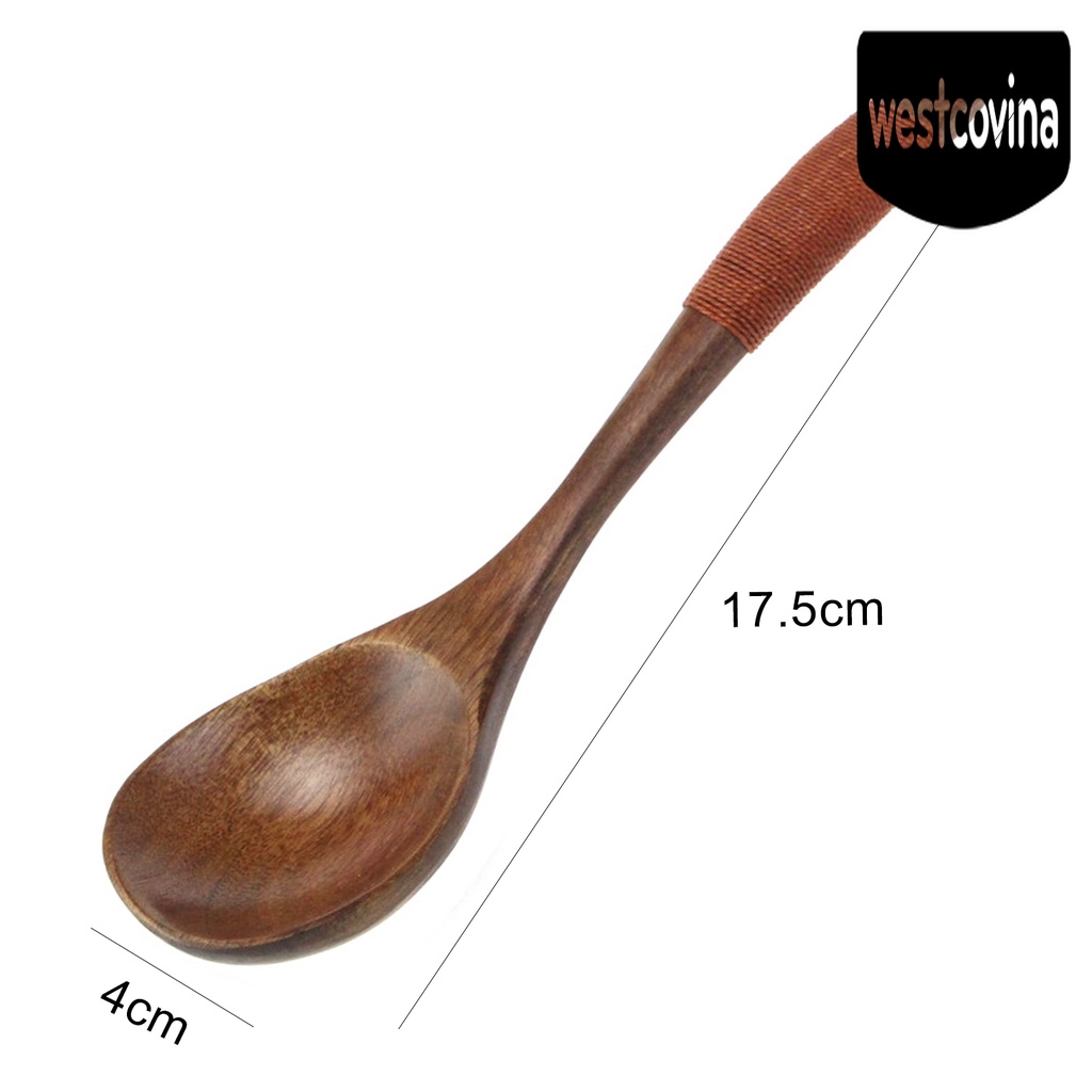 [Hot]☀ Muỗng Múc Canh Bằng Gỗ Trơn Mượt Chịu Nhiệt Cho Nhà Bếp