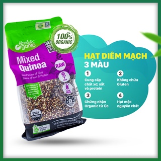 Hạt diêm mạch ba màu Absolute Organic túi 400gr