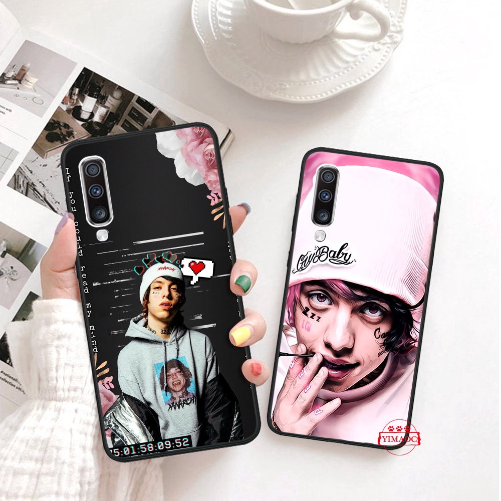 Ốp Điện Thoại Mềm Hình Rapper Lil Xan Cho Samsung S10E S10 S20 Ultra Note 8 9 10 Plus Lite