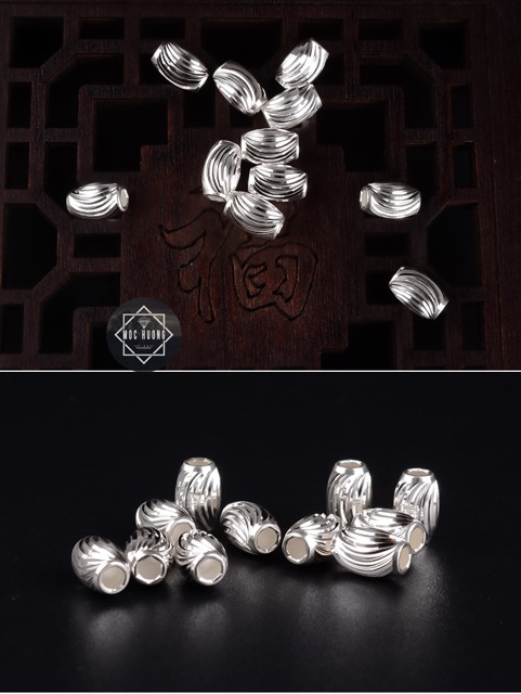 Charm bạc trụ xoắn - MH036