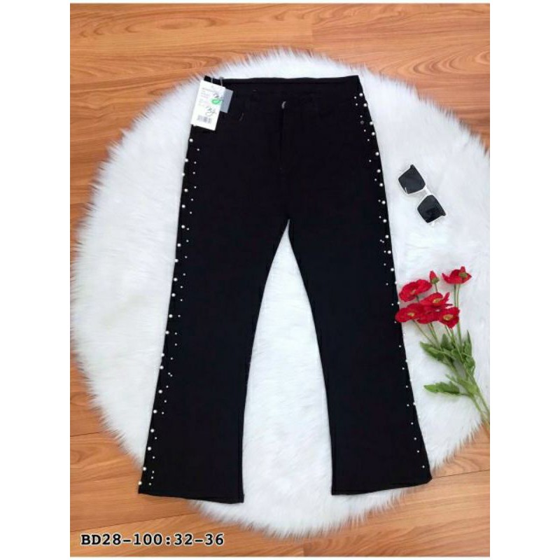 Quần Jean nữ ống loe Bigsize 55 đến 95 ký